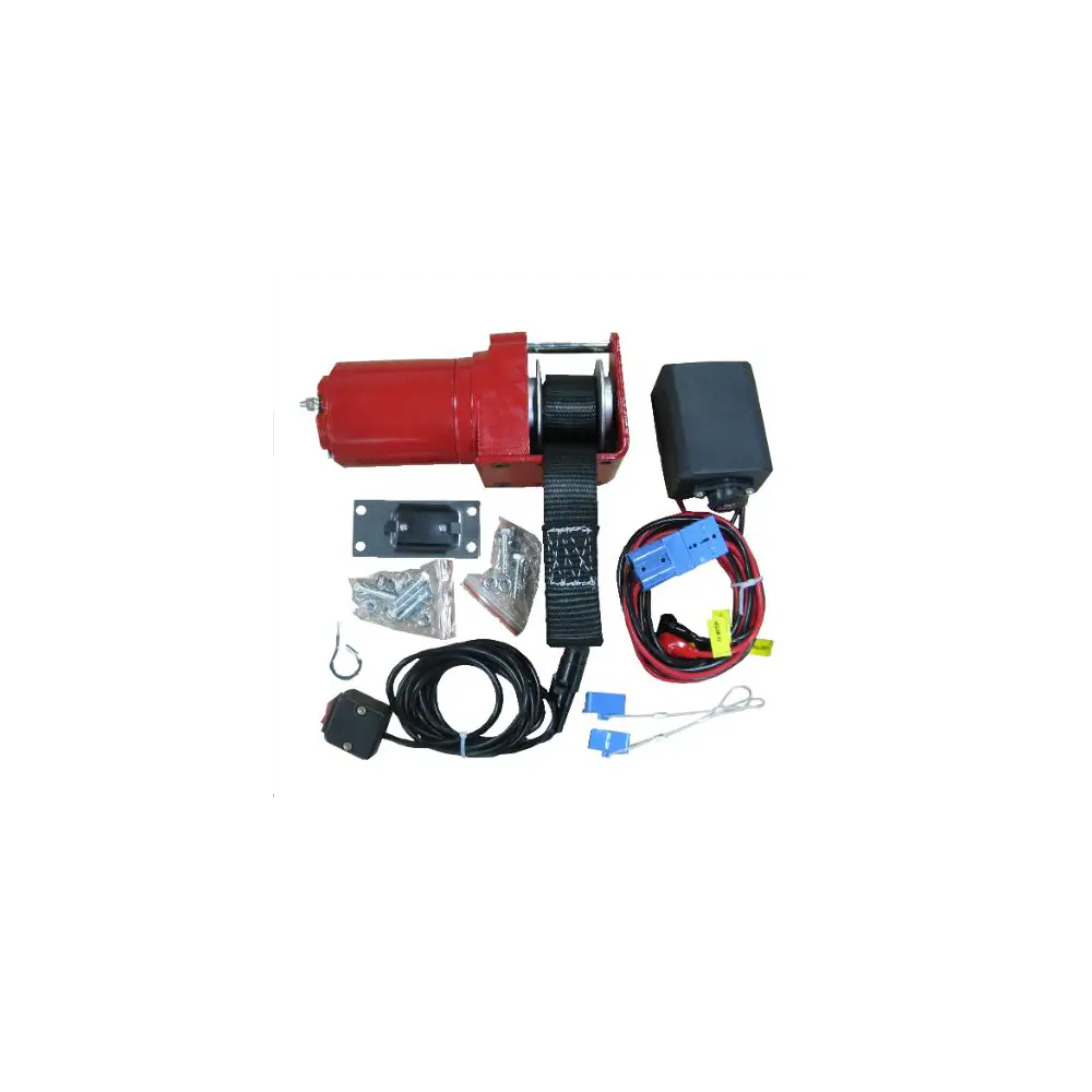 Snowbear Complete Snowplow Winch With Strap - SNO263-282